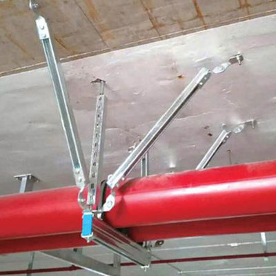 Anodisierte Aluminium-Seismische Halterung für Rohre