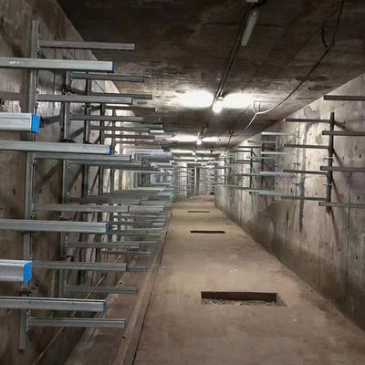 Langlebige Erdbebenhalter aus galvanisiertem Stahl für Schraubeninstallation