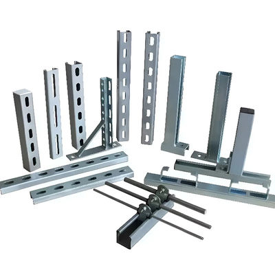 Festigkeit Leichtgewicht Anodisiert Unistrut Aluminium Kanal Korrosionsbeständig 1-3mm C Form