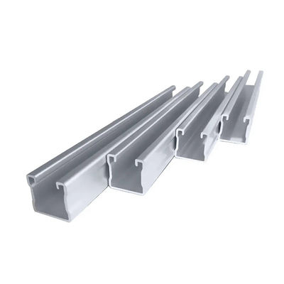 50-900mm Silber Aluminium Stützkanal Schlitz Wetterbeständigkeit und Leichtgewicht
